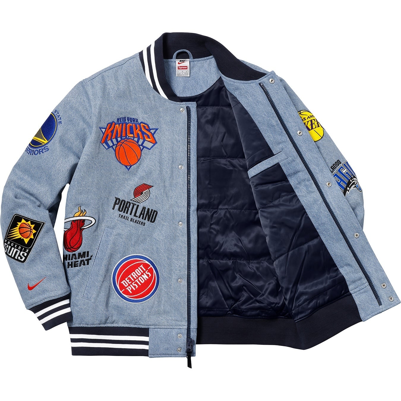 Supreme®/Nike®/NBA Teams Warm-Up Jacket view 3